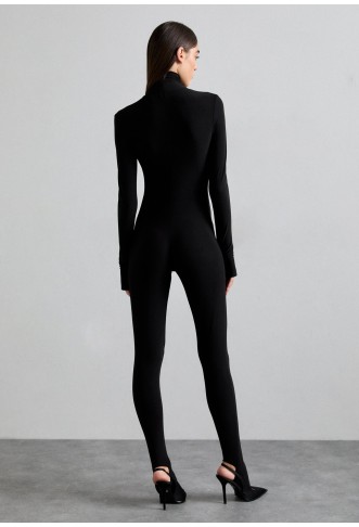 Norma Kamali LONG SLEEVE  - Jumpsuit - black