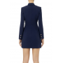 ELISABETTA FRANCHI Dress Navy Blue