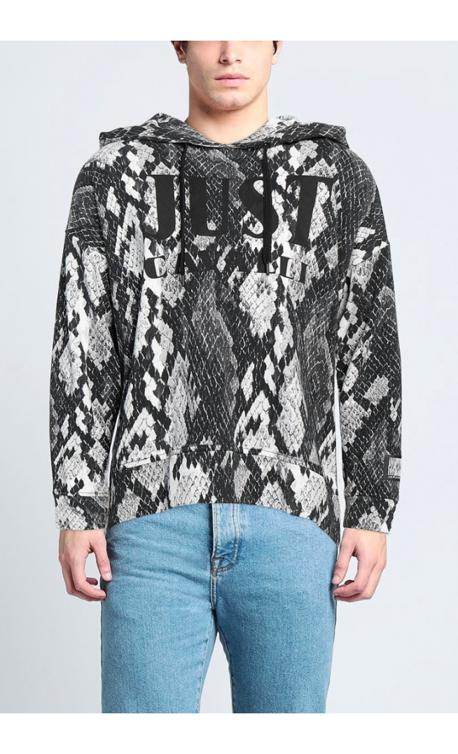 JUST CAVALLI HOODED SWEATSHIRTS