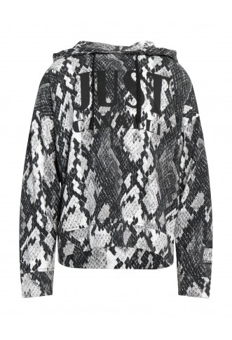 JUST CAVALLI HOODED SWEATSHIRTS