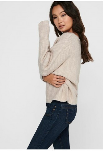 ONLY ONLDANIELLA L/S NOOS - Jumper - ecru