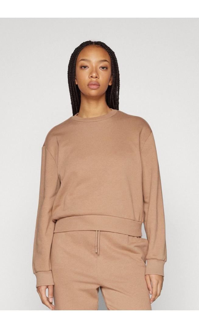 Even&Odd SET - Sweatshirt - light brown