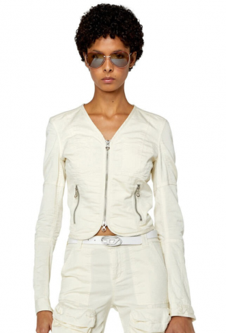 Diesel low v neck full zip...