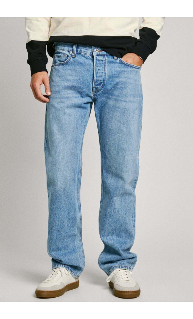 Pepe Jeans Loose Jeans - light used rigid