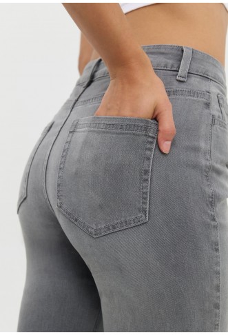 Even&Odd Tall Flared jeans - grey denim