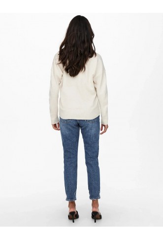 ONLY White Knit Jumper