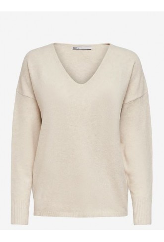 ONLY White Knit Jumper