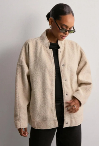 BOUCLE BOMBER JACKET OTW YF