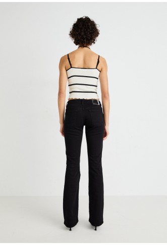 LTB ROXY LOW RISE - Flared Jeans - black