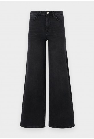 ONLY Pants- Wide Leg - washed black