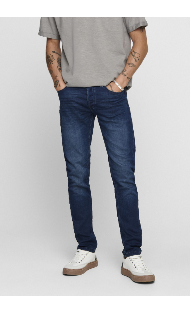 Only & Sons ONSLOOM - Slim fit jeans - blue denim