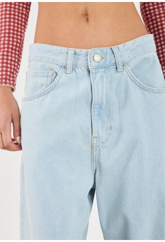 YOURTURN UNISEX - Baggy Jeans - light blue denim