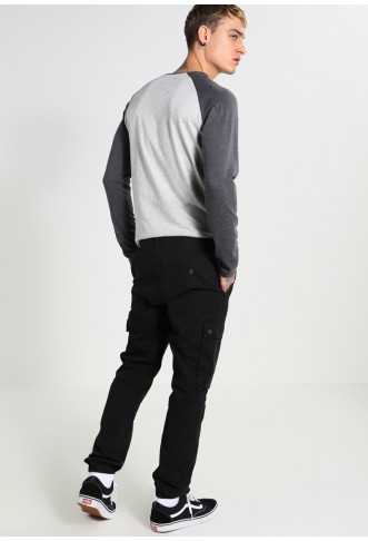 Pier One Cargo trousers - black