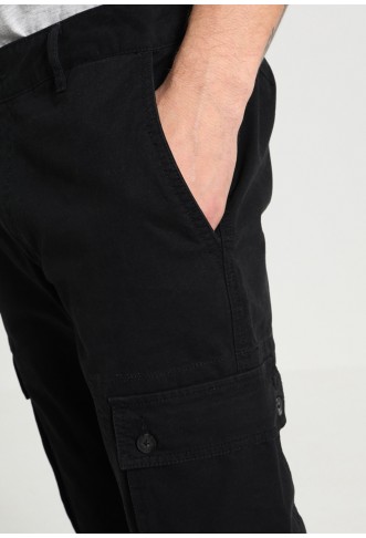 Pier One Cargo trousers - black