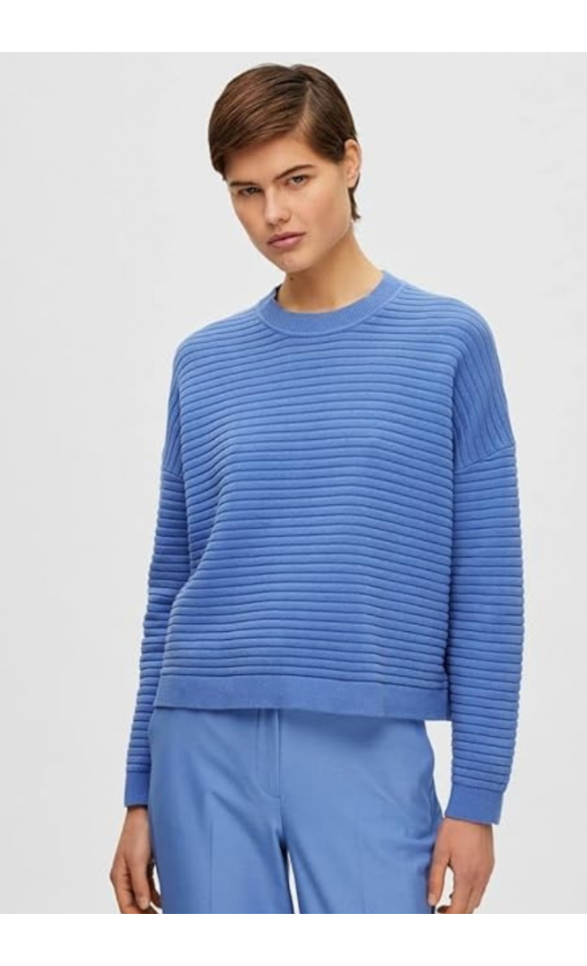 SELECTED FEMME Women's Knit O-Neck Pullover