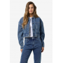 Noisy May CROP JACKET - Denim