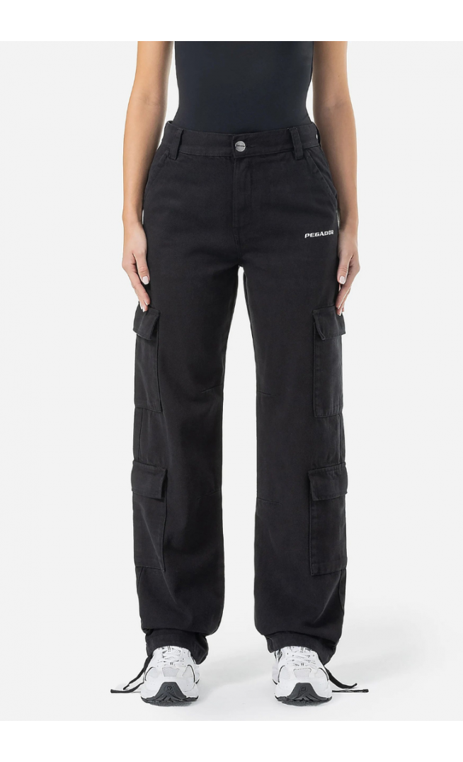 Pegador LIA WIDE - Cargo trousers - black