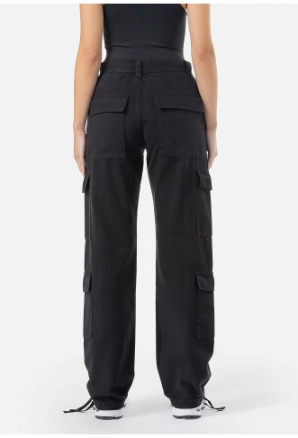 Pegador LIA WIDE - Cargo trousers - black