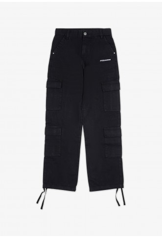 Pegador LIA WIDE - Cargo trousers - black