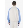 Atlas Track Jacket Warm White Spring Blue