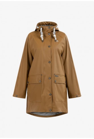 Schmuddelwedda Waterproof jacket - Dark Sand