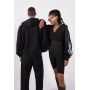 YOURTURN UNISEX - Zip-up sweatshirt - true black