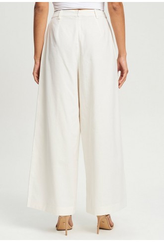 TUSSAH JAYDA CULOTTES - Trousers - white