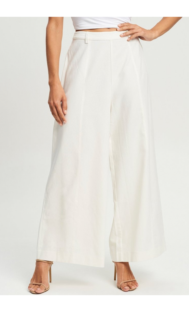 TUSSAH JAYDA CULOTTES - Trousers - white