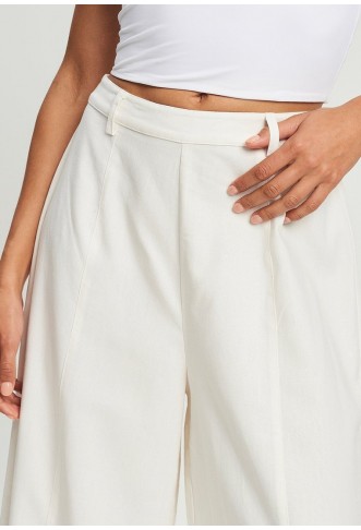 TUSSAH JAYDA CULOTTES - Trousers - white