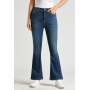 Dion Dark Blue High Waist Flare Powerflex Jeans
