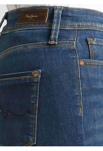 Dion Dark Blue High Waist Flare Powerflex Jeans