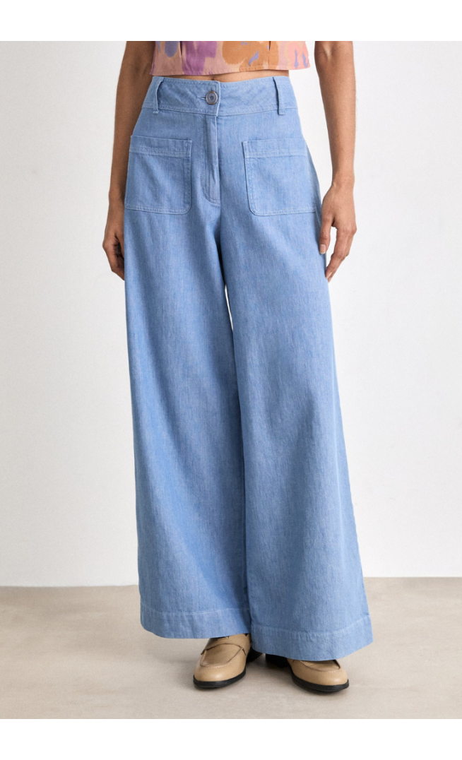 sessùn MANHATTI - Trousers - provencia blue