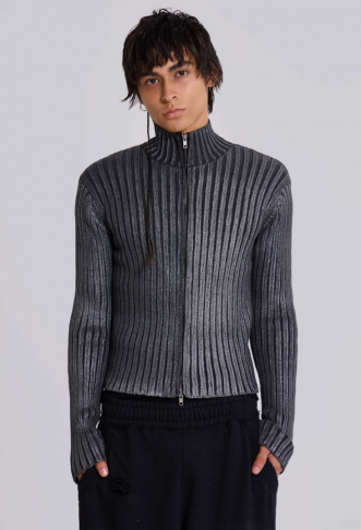 Jaded London Black Lucid Knit