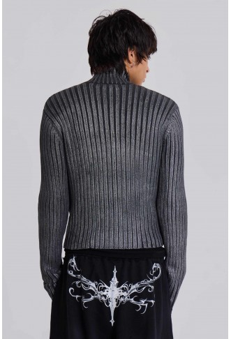 Jaded London Black Lucid Knit