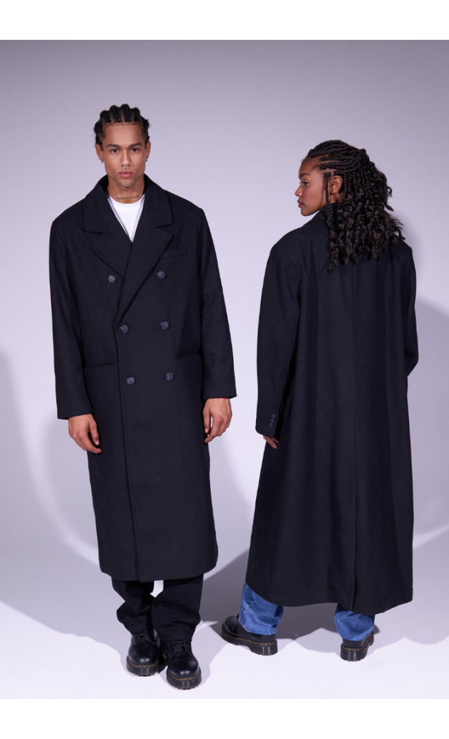 YOURTURN OVERSIZED CLASSIC COAT UNISEX