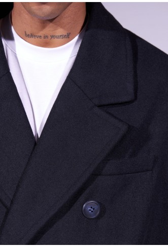 YOURTURN OVERSIZED CLASSIC COAT UNISEX