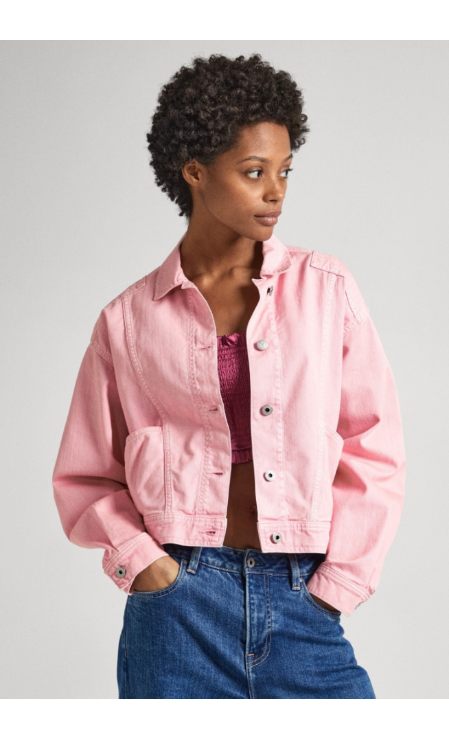 Pepe Jeans TURNER PINK DENIM JACKET