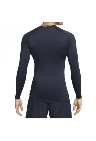 Men's Long Sleeve Training Shirt Blue - Nike Pro
