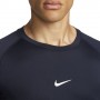 Men's Long Sleeve Training Shirt Blue - Nike Pro