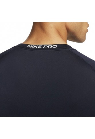 Men's Long Sleeve Training Shirt Blue - Nike Pro
