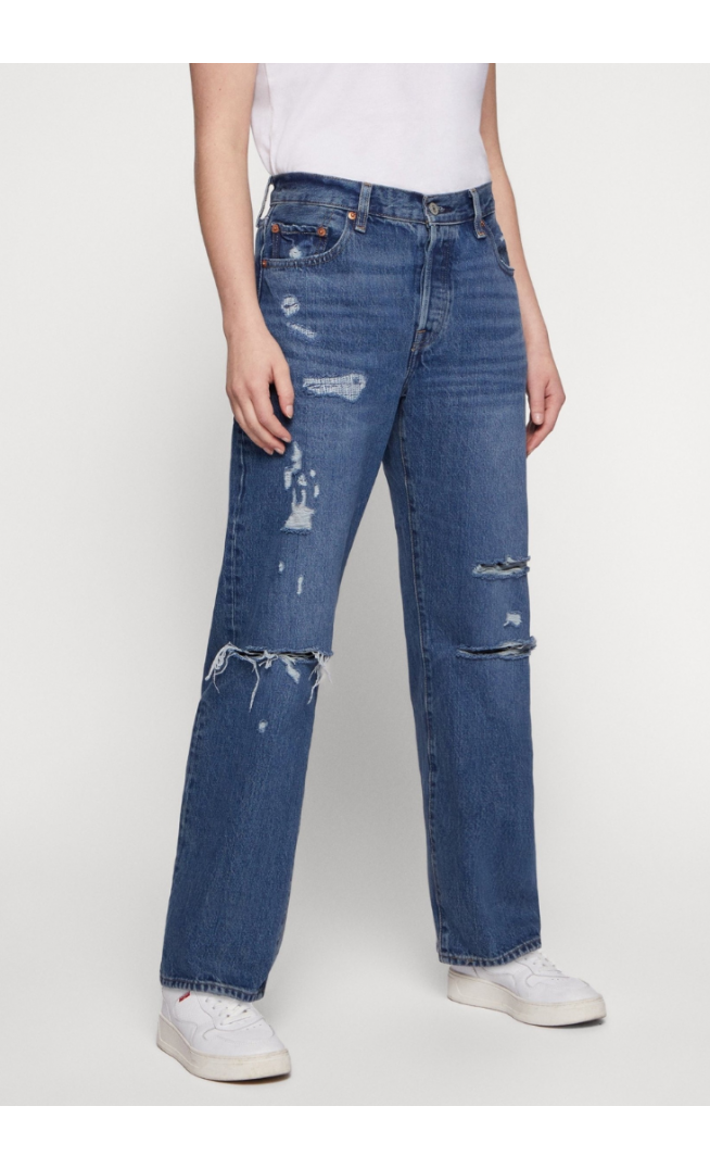 Levi's®  Straight leg jeans - destroyed denim