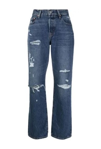 Levi's®  Straight leg jeans - destroyed denim