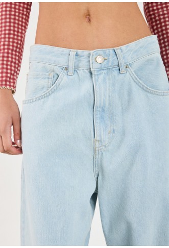 YOURTURN UNISEX - Baggy Jeans - light blue denim