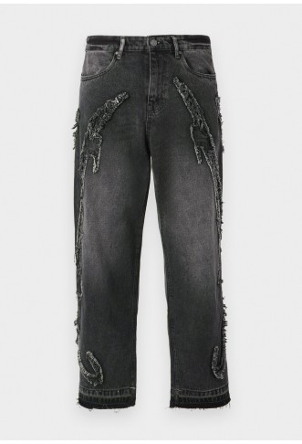 FAVELA FF PATCH DENIM - Relaxed fit jeans - black