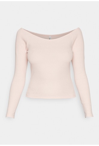 ONLY OFF SHOULDER - Long sleeved top - rose smoke
