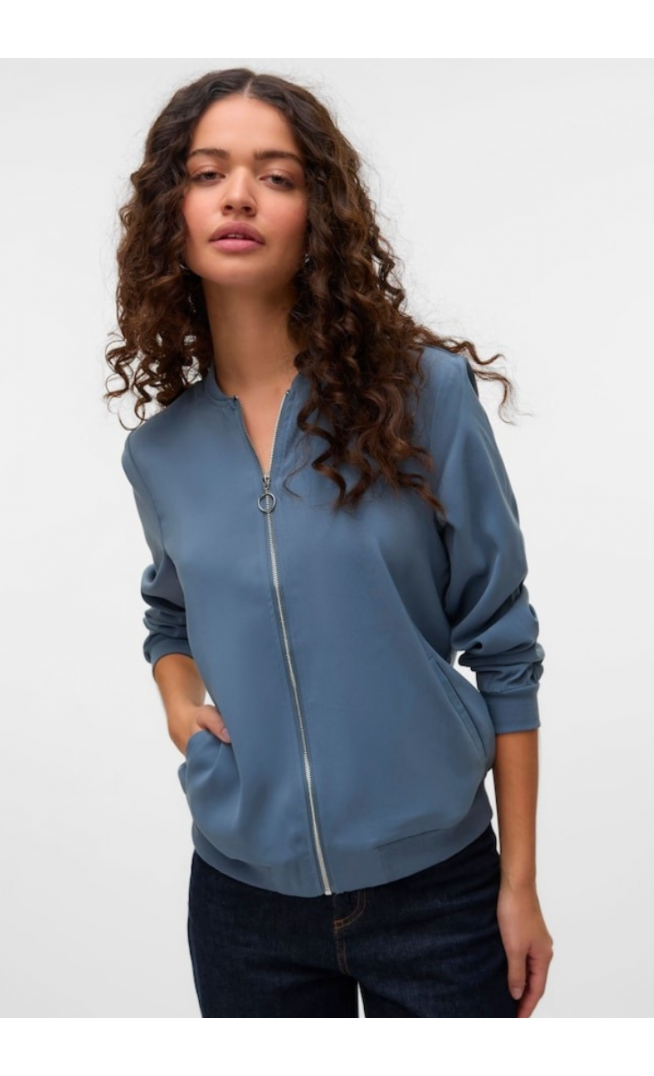VERO MODA Blue Lightweight Bomber Jacket