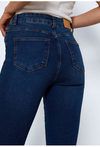 Noisy May Bootcut jeans - dark blue denim