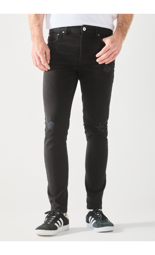 Pier One Jeans Skinny Fit - black denim