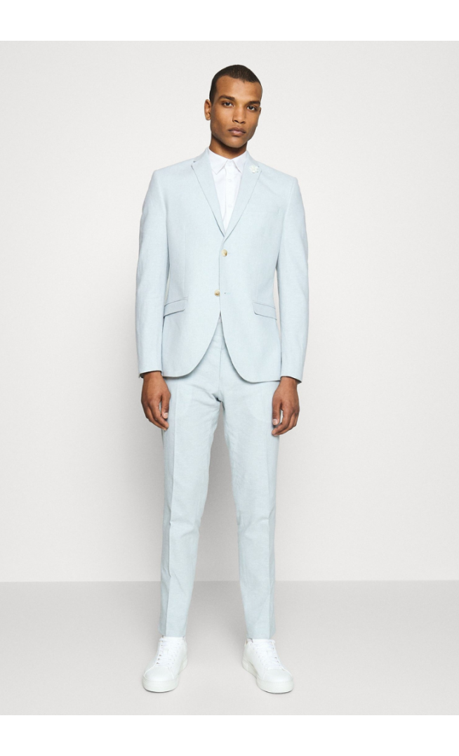 Isaac Dewhirst THE WEDDING SUIT SET- light mint
