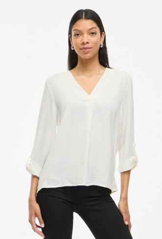 VIJOSA V-NECK 3/4 SLEEVED TOP